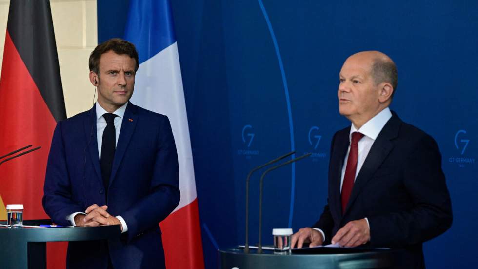 À Berlin, Emmanuel Macron et Olaf Scholz affichent leur unité