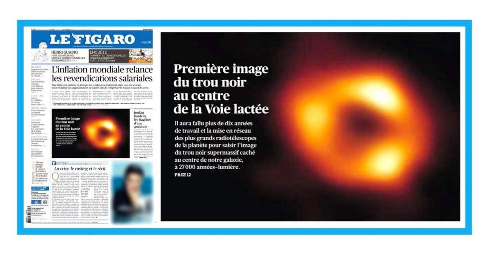 Première image de "Sagittarius A", le trou noir situé au coeur de notre galaxie Première image de "Sagittarius A", le trou noir situé au coeur de notre galaxie