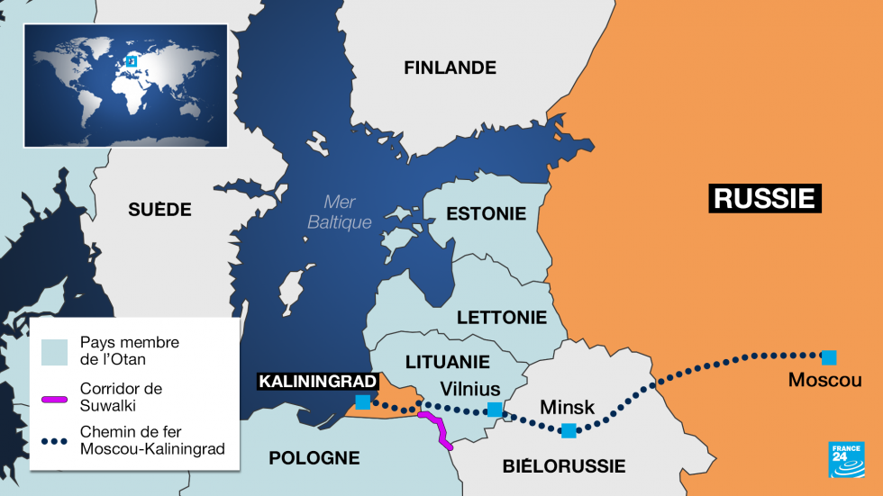 Le corridor de Suwalki, un enjeu stratégique pour les pays Baltes et l'Otan