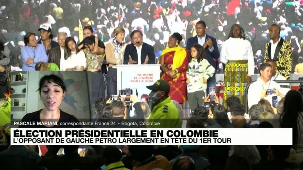 Présidentielle en Colombie : l'opposant de gauche Gustavo Petro en tête du premier tour