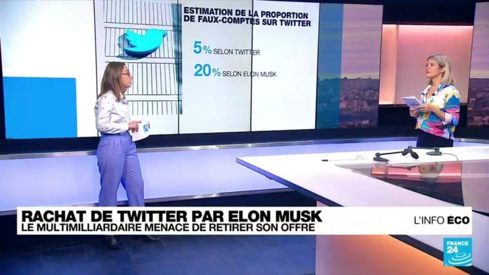 Rachat de Twitter par Elon Musk : le multimilliardaire menace de retirer son offre