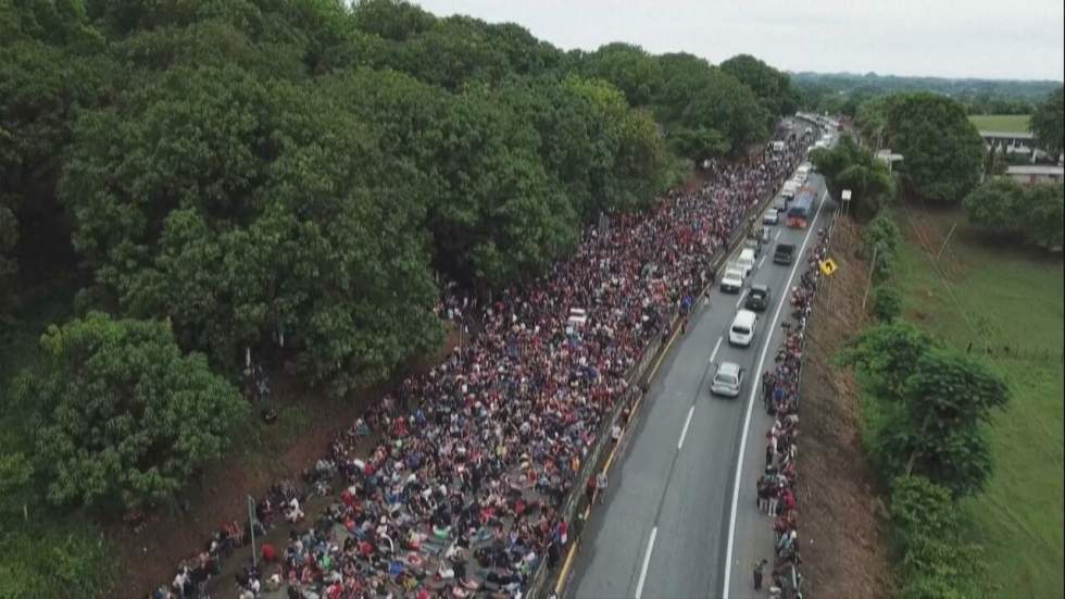 Caravane de migrants : un sujet de tensions entre le Mexique et les États-Unis