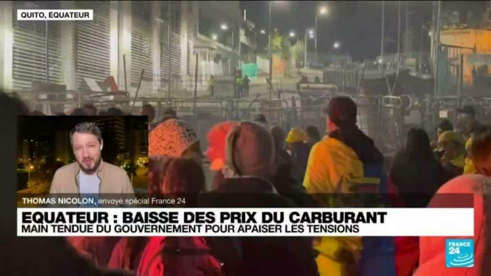 Équateur : le président Lasso, menacé de destitution, baisse le prix des carburants