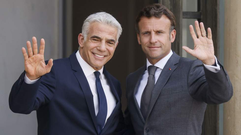 Gaz offshore et nucléaire iranien au menu des discussions entre Yaïr Lapid et Emmanuel Macron