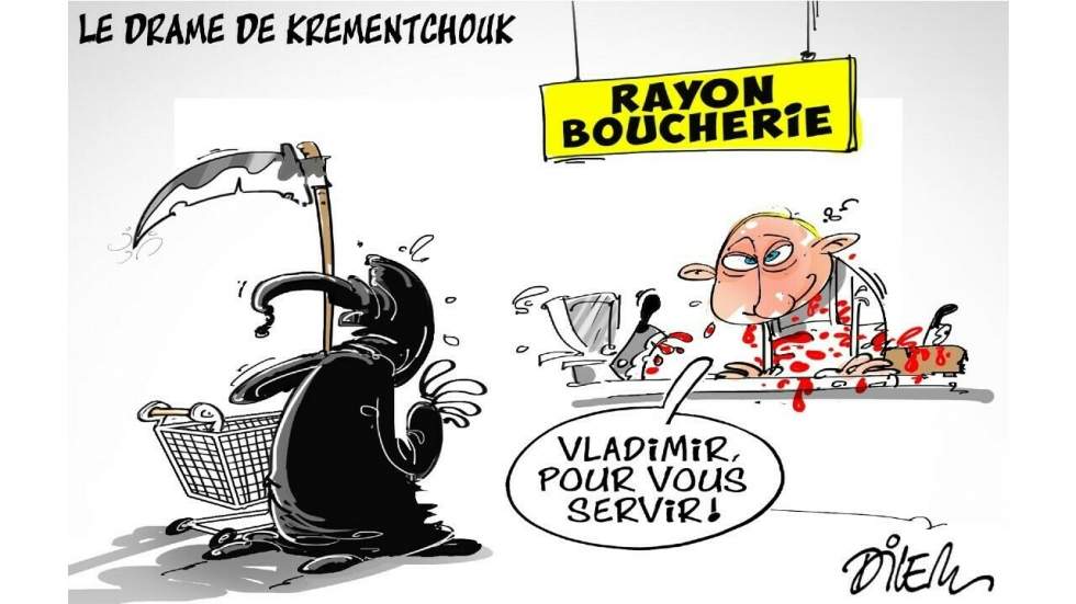 L'actu en dessin : Vladimir Poutine face aux accusations de crimes de guerre