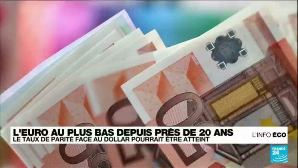 L'euro chute au plus bas depuis près de 20 ans face au dollar