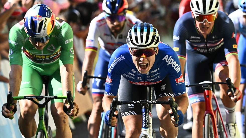 Tour de France : le Belge Philipsen gagne la 15e étape, Vingegaard toujours en jaune