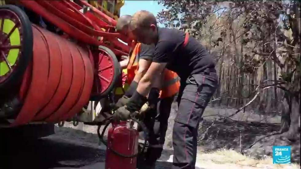 Incendies en Gironde : le feu de forêt à La Teste-de-Buch est "fixé"