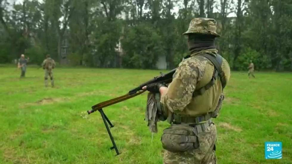 Guerre en Ukraine : des volontaires géorgiens engagés auprès des soldats ukrainiens