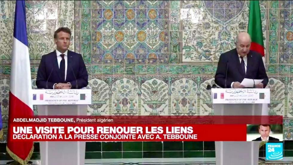 En Algérie, Macron appelle à regarder l'avenir malgré un passé "douloureux" En Algérie, Macron appelle à regarder l'avenir malgré un passé "douloureux"