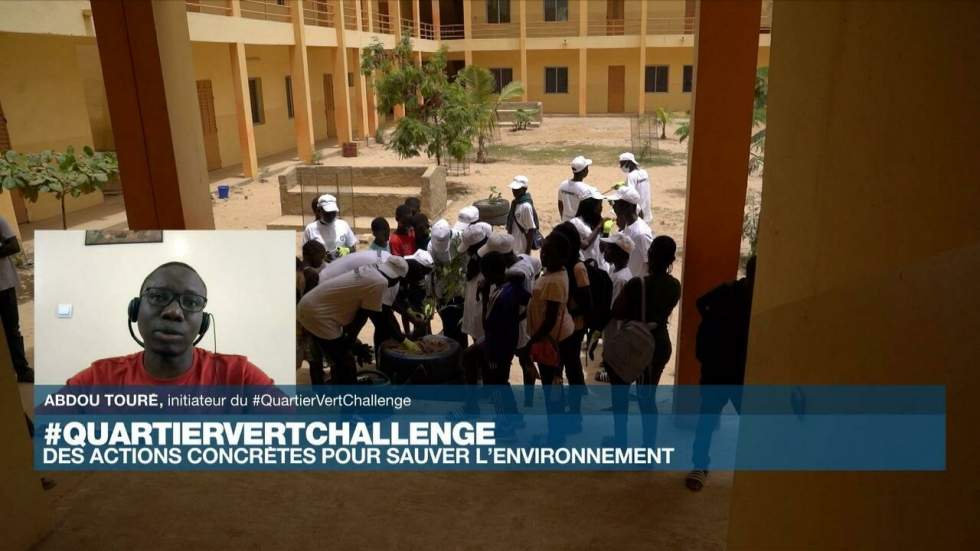 Abdou Touré, initiateur du #QuartierVertChallenge, rêve de transformer Dakar en ville verte