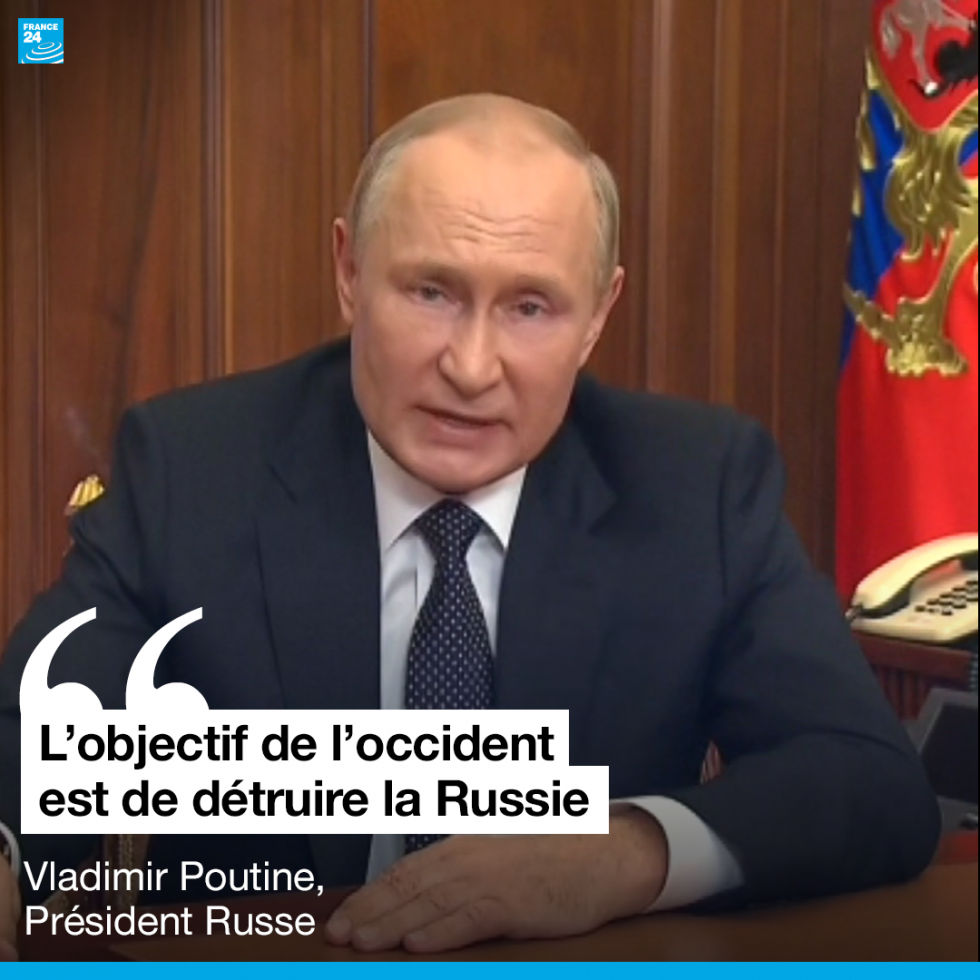 En direct : Vladimir Poutine annonce une mobilisation militaire partielle en Russie