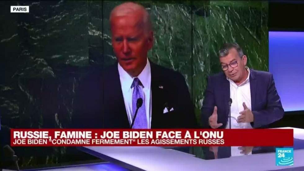 Aux Nations Unies, la violente charge de Joe Biden contre Vladimir Poutine