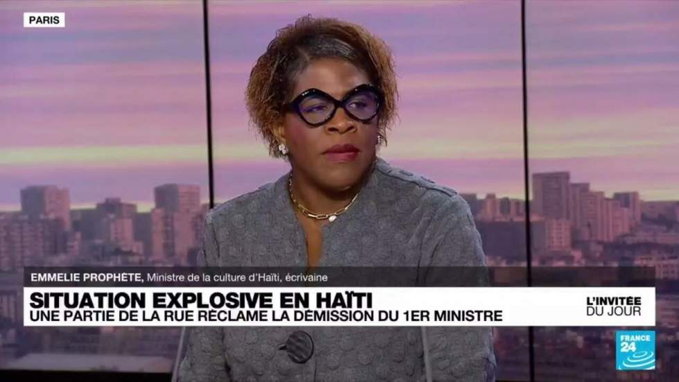 Emelie Prophète, ministre de la Culture d'Haïti : "La solution au chaos ne peut être qu'haïtienne"