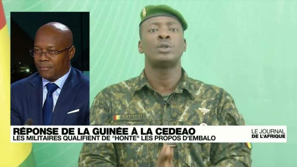 Guinée : les militaires qualifient de "honte" les propos du président de la Cédéao