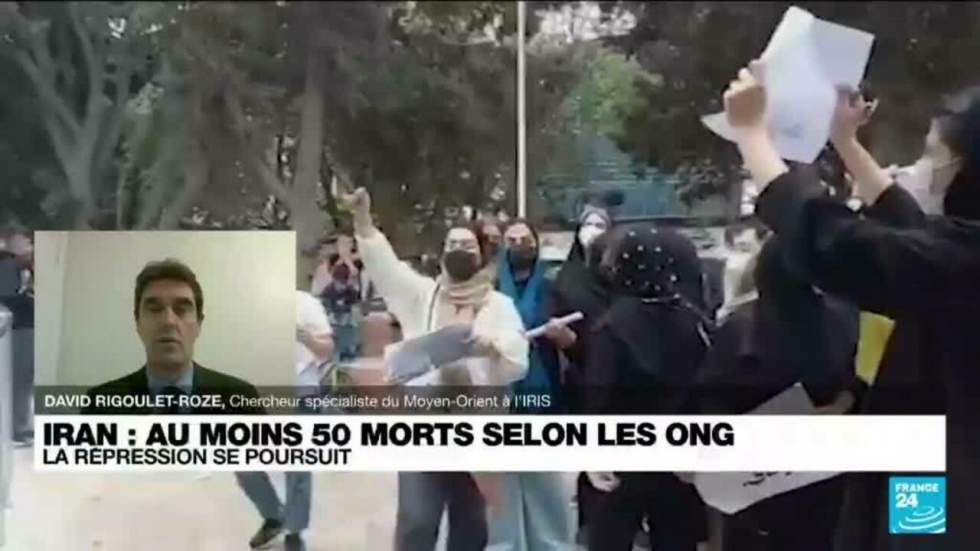 Iran : des dizaines de morts et des centaines d'arrestations dans les manifestations