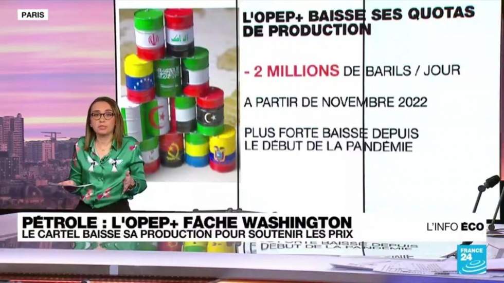 Pétrole : l'OPEP+ baisse ses quotas de production et fâche Washington