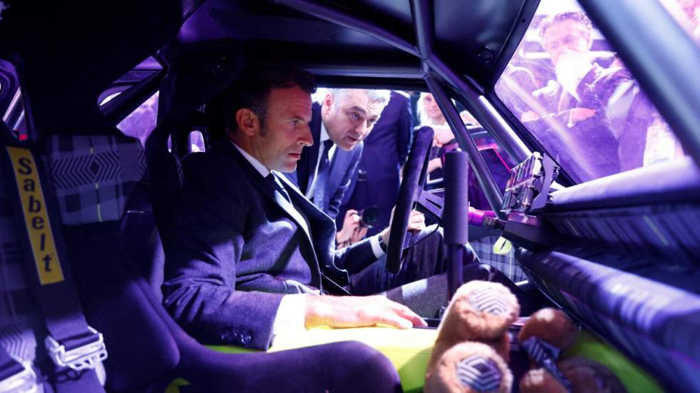 À Paris, le président Emmanuel Macron inaugure le Mondial de l'auto À Paris, le président Emmanuel Macron inaugure le Mondial de l'auto