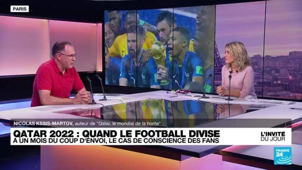 Nicolas Kssis-Martov, journaliste : "Jamais aucun État n'aurait boycotté la Coupe du monde au Qatar" Nicolas Kssis-Martov, journaliste : "Jamais aucun État n'aurait boycotté la Coupe du monde au Qatar"