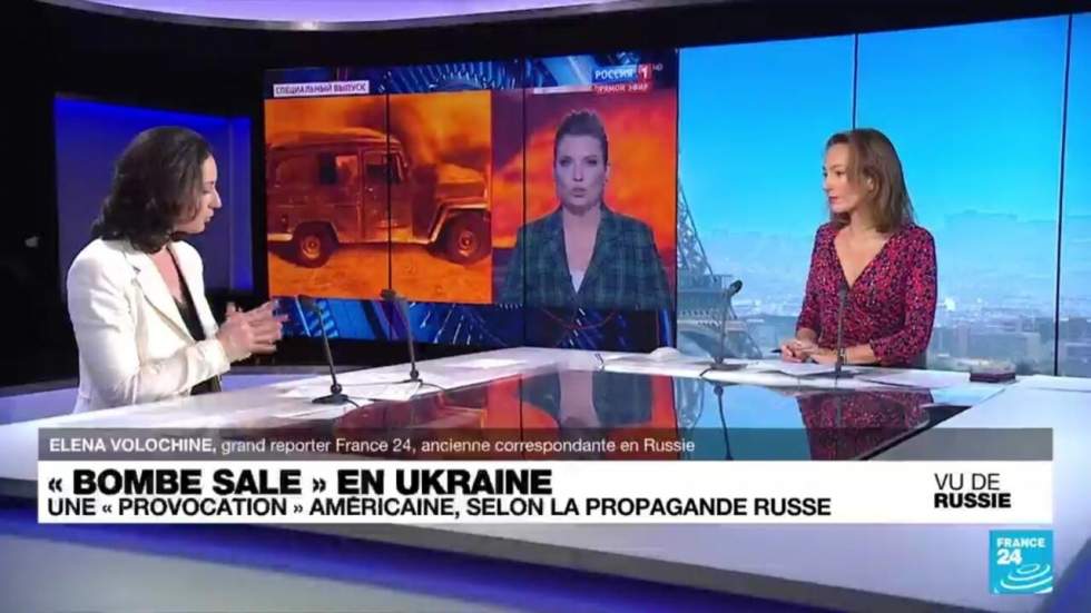 La "bombe sale" en Ukraine : une "provocation" américaine, selon la propagande russe