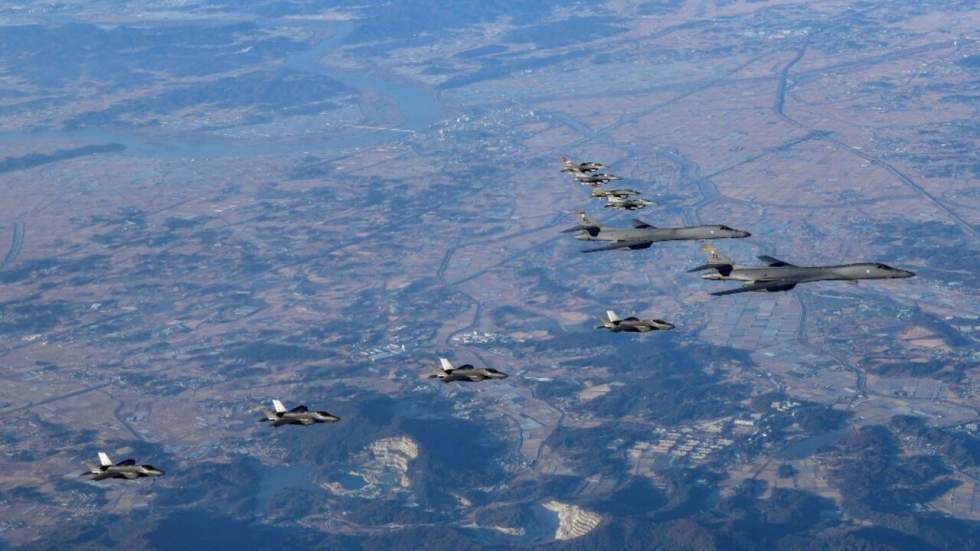 Après des exercices américano-sud-coréens, Pyongyang menace d'une réponse "écrasante" Après des exercices américano-sud-coréens, Pyongyang menace d'une réponse "écrasante"