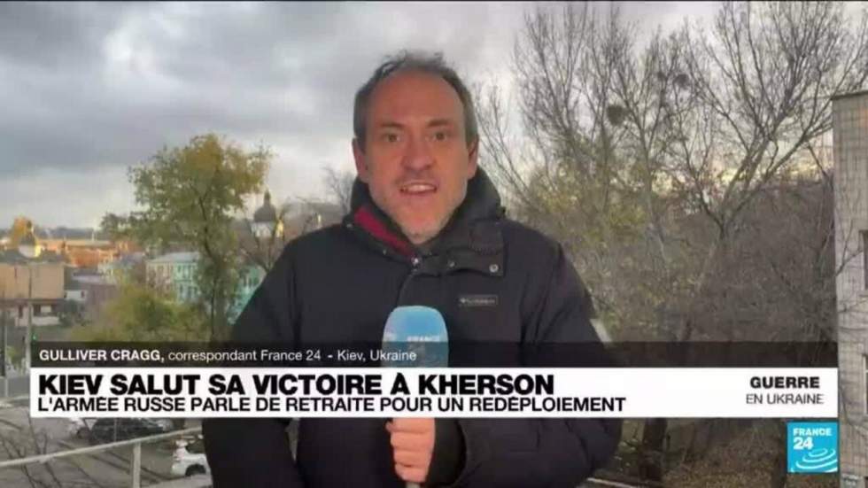 Scènes de liesse à Kiev après la reprise de Kherson par l'armée ukrainienne Scènes de liesse à Kiev après la reprise de Kherson par l'armée ukrainienne