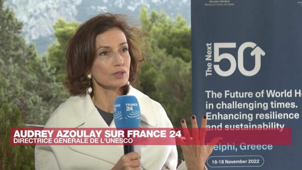 Audrey Azoulay (Unesco) : "Quand on détruit la planète, des cultures sont aussi menacées"