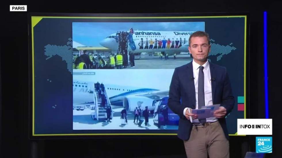 Mondial-2022 : cet avion allemand "diversité" n'a pas été bloqué par le Qatar Mondial-2022 : cet avion allemand "diversité" n'a pas été bloqué par le Qatar