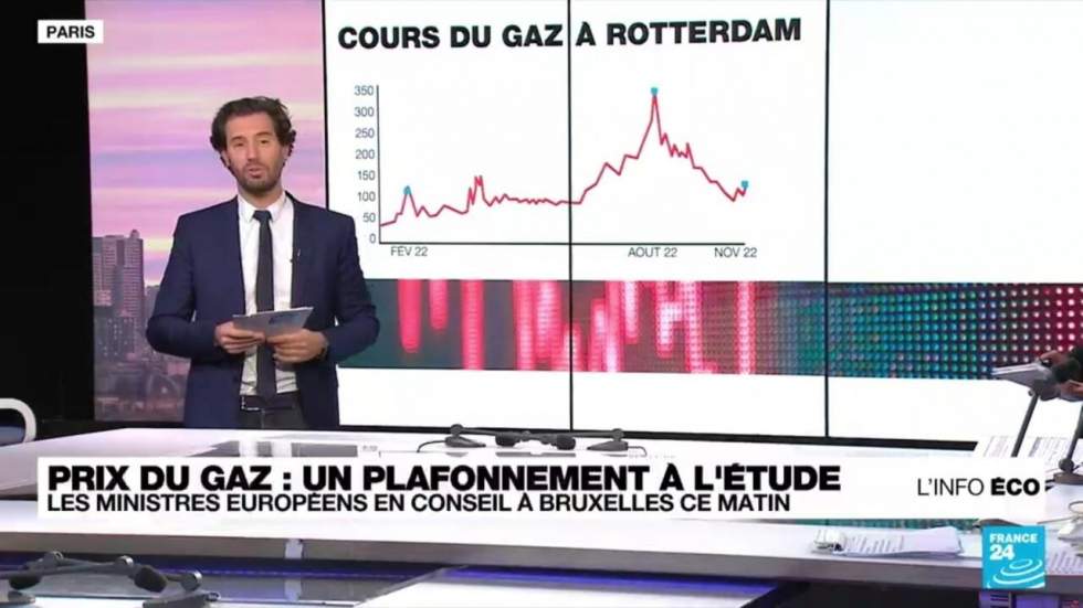 Les Européens divergent sur l'idée d'un plafonnement des prix du gaz Les Européens divergent sur l'idée d'un plafonnement des prix du gaz