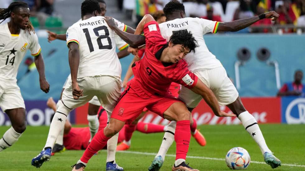 Mondial-2022 : le Ghana vient à bout de la Corée du Sud au terme d'un match complètement fou