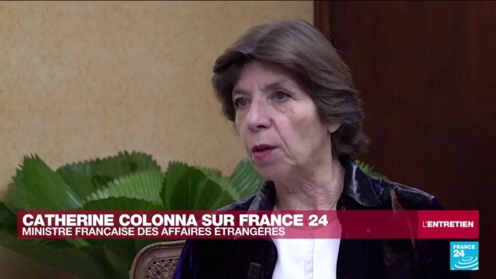 Catherine Colonna sur France 24 : "la Russie joue un rôle important" dans le sentiment anti-français en Afrique