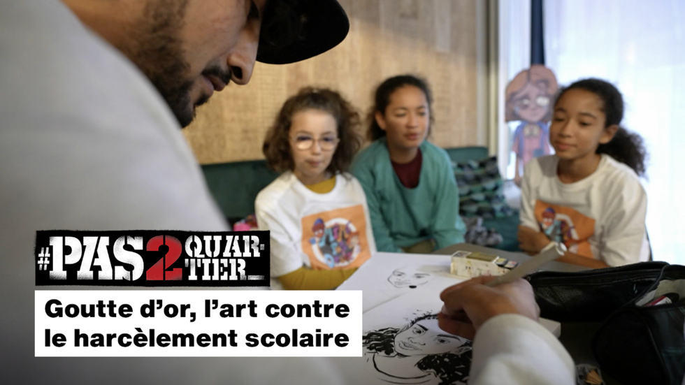 À la Goutte d'or, l'art contre le harcèlement scolaire À la Goutte d'or, l'art contre le harcèlement scolaire
