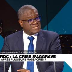 Denis Mukwege sur France 24 : "La RD Congo est la première crise internationale négligée" Denis Mukwege sur France 24 : "La RD Congo est la première crise internationale négligée"