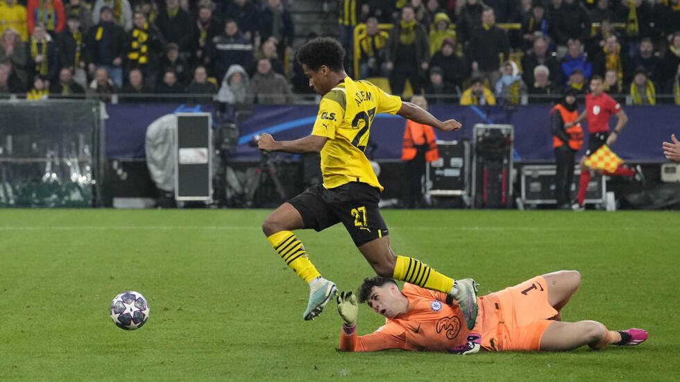 Ligue des champions : Adeyemi donne un précieux avantage à Dortmund face à Chelsea