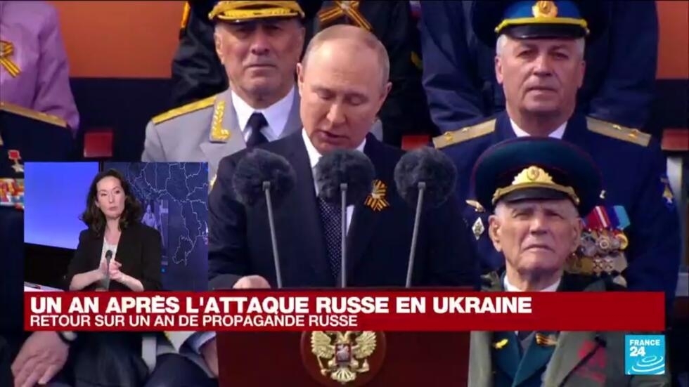 Un an de propagande russe au profit de la guerre en Ukraine