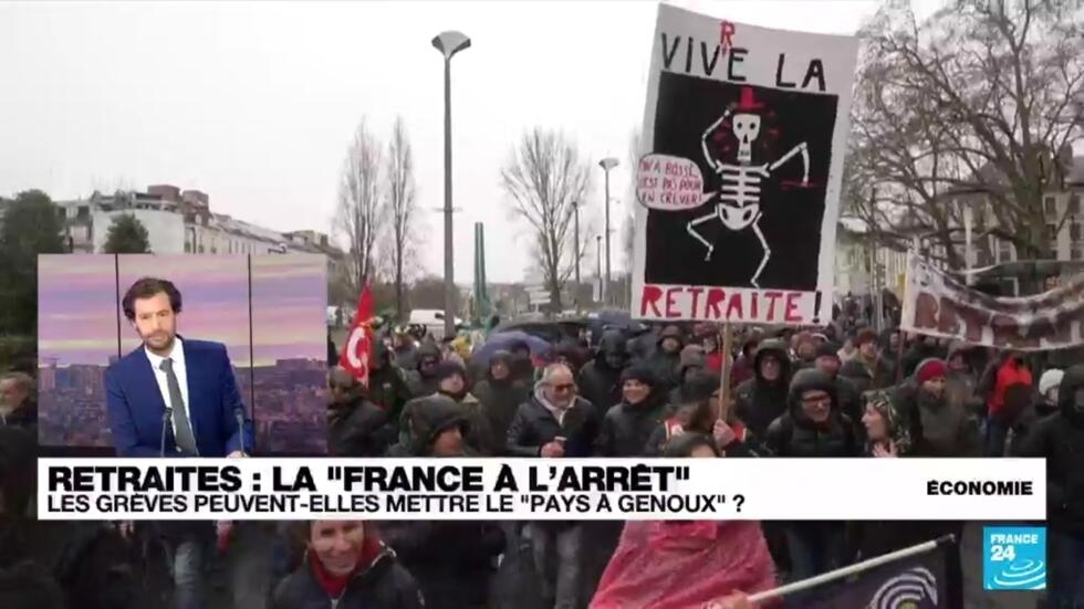 La mobilisation contre la réforme des retraites peut-elle mettre la France "à genoux" ? La mobilisation contre la réforme des retraites peut-elle mettre la France "à genoux" ?