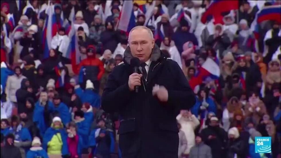 Ukraine : Vladimir Poutine en visite en Crimée, jour de l'anniversaire de l'annexion Ukraine : Vladimir Poutine en visite en Crimée, jour de l'anniversaire de l'annexion