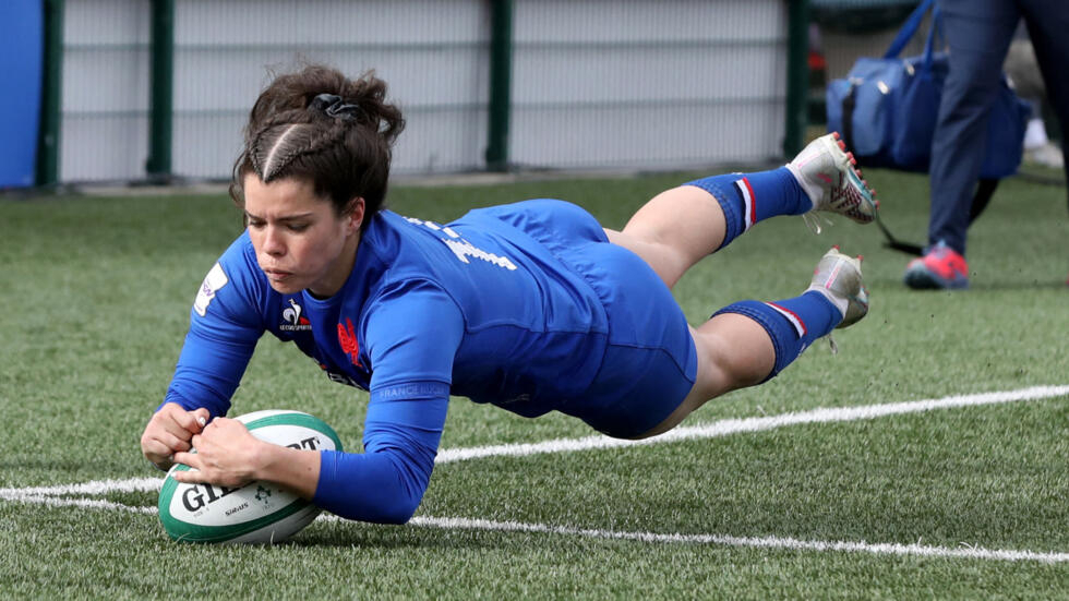 Tournoi des Six Nations féminin : la France surclasse l'Écosse