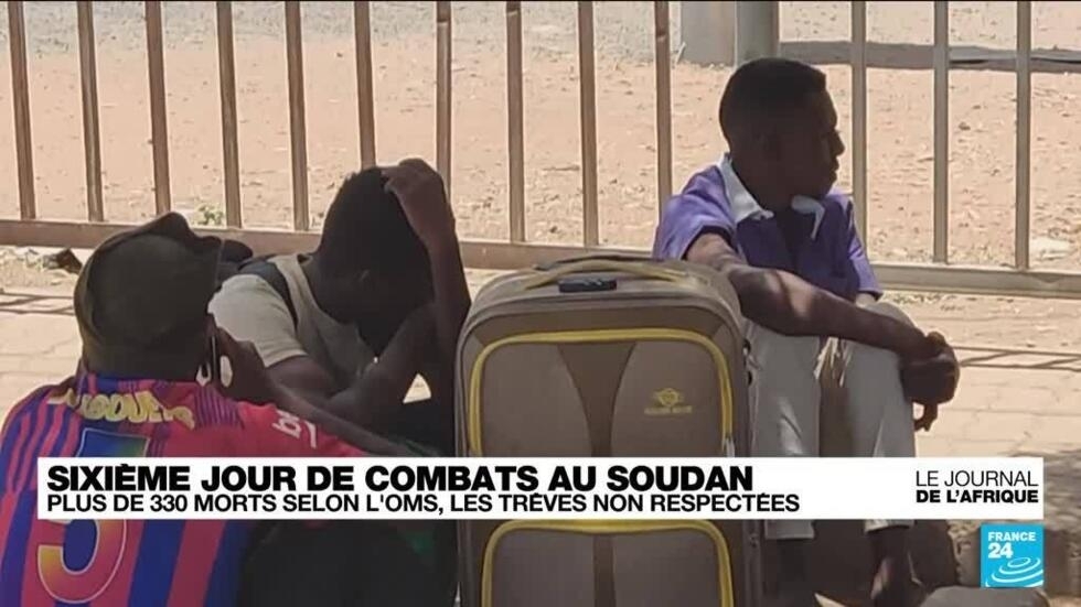 Soudan : les combats font au moins 330 morts, plus de 10 000 personnes ont fui au Tchad