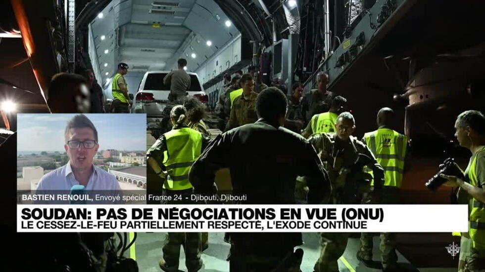 Cessez-le feu fragile au Soudan, 245 civils évacués sont arrivés à Paris Cessez-le feu fragile au Soudan, 245 civils évacués sont arrivés à Paris