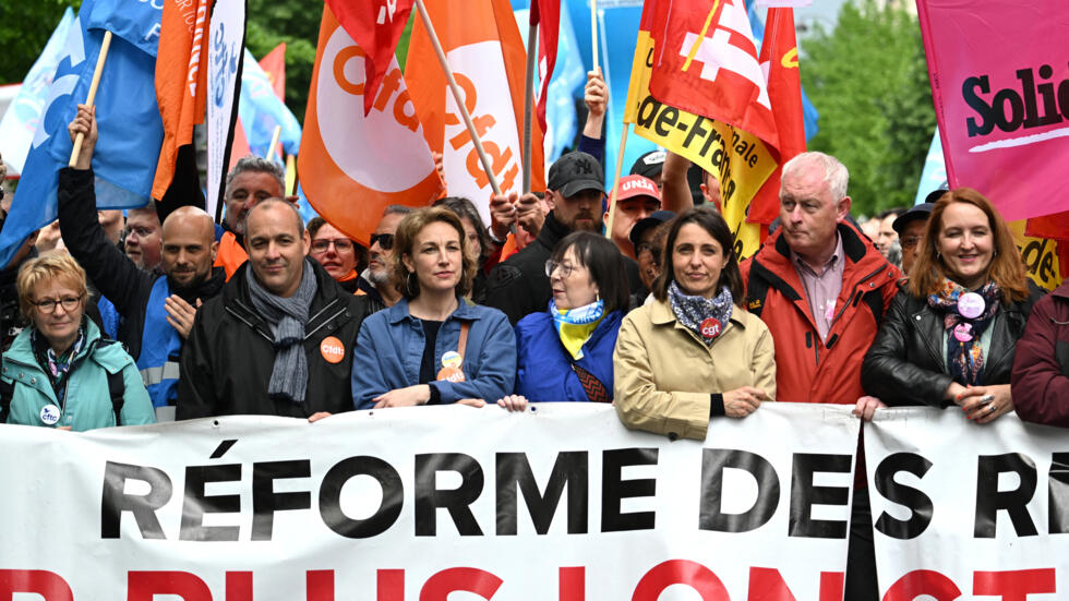 Retraites : après le 1er-Mai, l'intersyndicale appelle à une nouvelle mobilisation le 6 juin