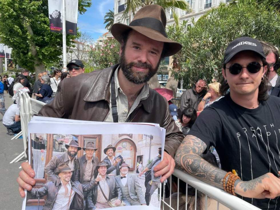 La fièvre Indiana Jones s'empare de Cannes pour un dernier tour de piste avec Harrison Ford