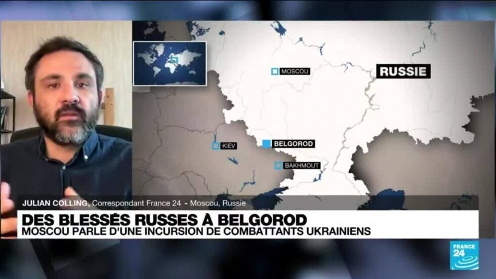 Des combattants venus d'Ukraine font une incursion armée en Russie Des combattants venus d'Ukraine font une incursion armée en Russie