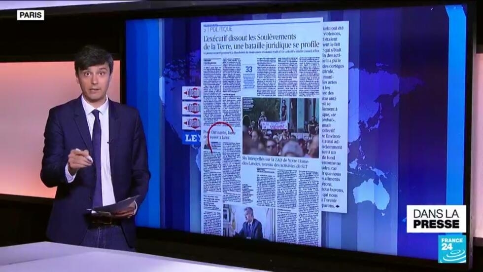 Dissolution des Soulèvements de la Terre : "Macron sort l'artillerie lourde" Dissolution des Soulèvements de la Terre : "Macron sort l'artillerie lourde"