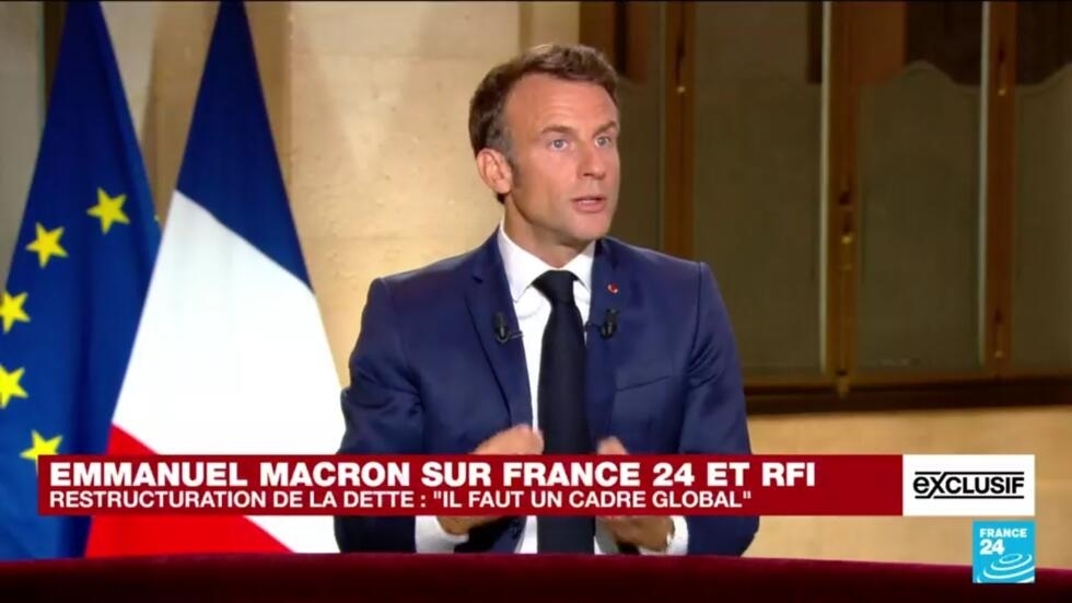 Exclusif : Emmanuel Macron appelle à une "mobilisation" pour des taxations internationales