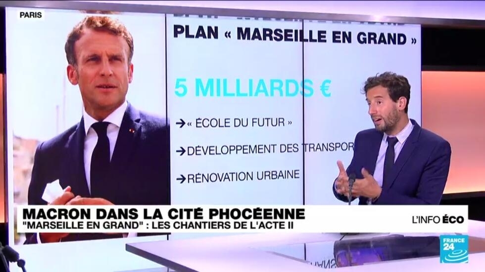 France : le président Macron lance l'acte II du plan "Marseille en grand" France : le président Macron lance l'acte II du plan "Marseille en grand"