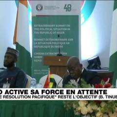 La Cédéao active sa force en attente : "une résolution pacifique" reste l’objectif (Bola Tinubu) La Cédéao active sa force en attente : "une résolution pacifique" reste l’objectif (Bola Tinubu)