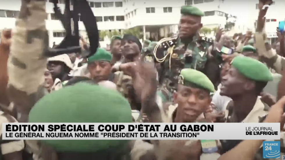Coup d'État au Gabon : le général Nguema nommé "président de la transition" Coup d'État au Gabon : le général Nguema nommé "président de la transition"