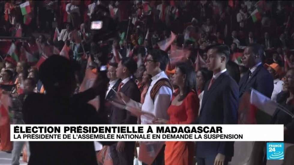Madagascar : la présidente de l'Assemblée nationale demande la suspension de la présidentielle Madagascar : la présidente de l'Assemblée nationale demande la suspension de la présidentielle