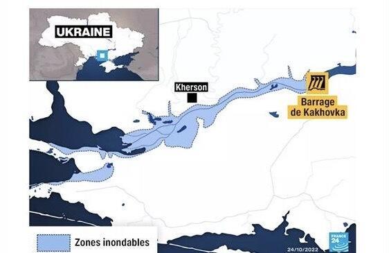 Le fleuve Dniepr, un rempart naturel difficile à franchir pour l'armée ukrainienne